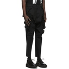 Julius Black Twill Cargo Pants