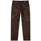 orSlow Men's 107 Ivy Fit Corduroy Jean in Coffee Brown