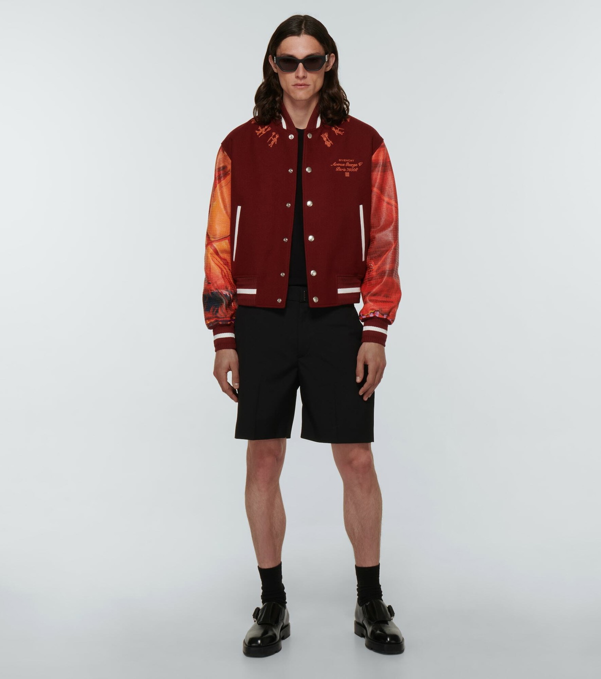 Givenchy - Wool-blend varsity jacket Givenchy