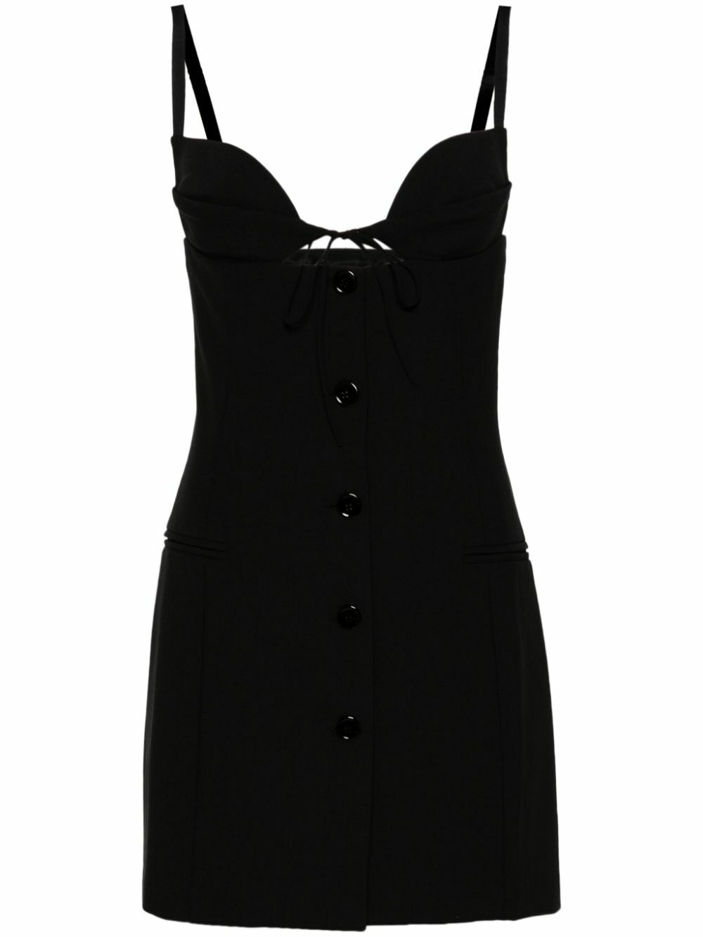 Nensi Dojaka Button-Up Mini Dress Nensi Dojaka