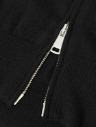 Ghiaia Cashmere - Cashmere Zip-Up Sweater - Black