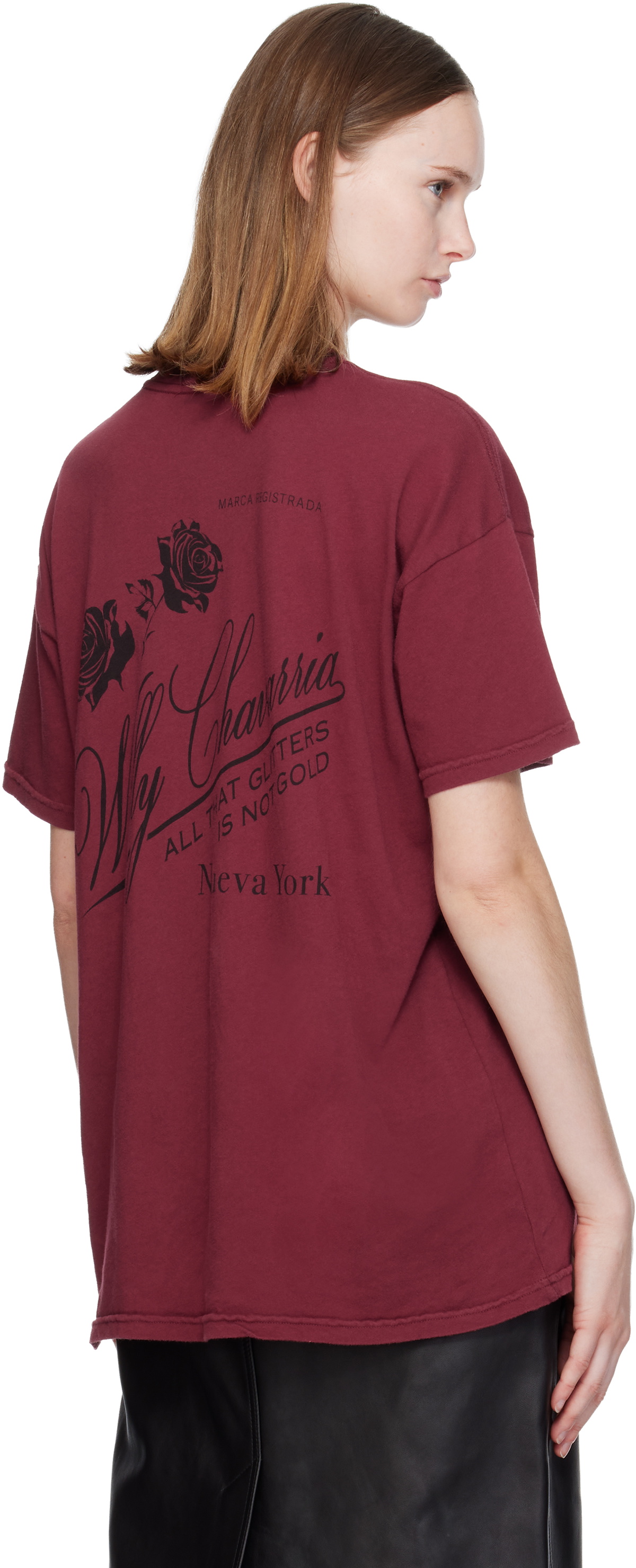 WILLY CHAVARRIA Red Proverb Easy T-shirt