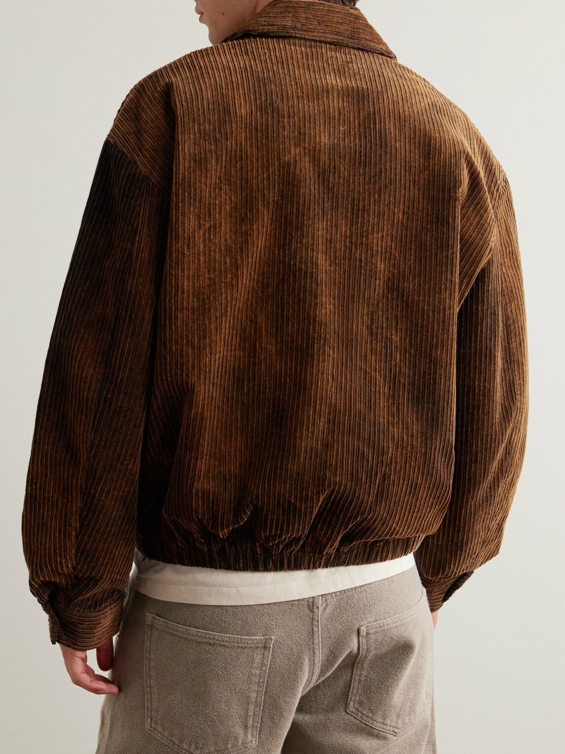 AGOLDE - Torres Cotton-Blend Corduroy Jacket - Brown
