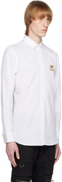 Moschino White Embroidered Shirt