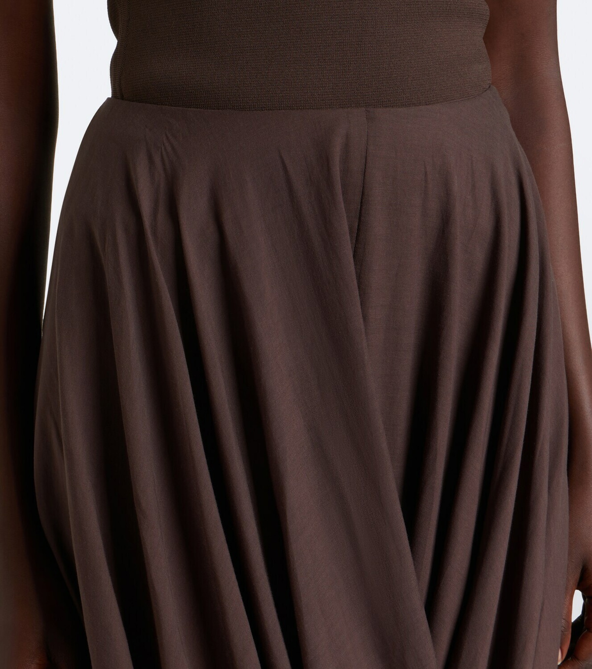 Toteme Cotton-blend jersey maxi skirt