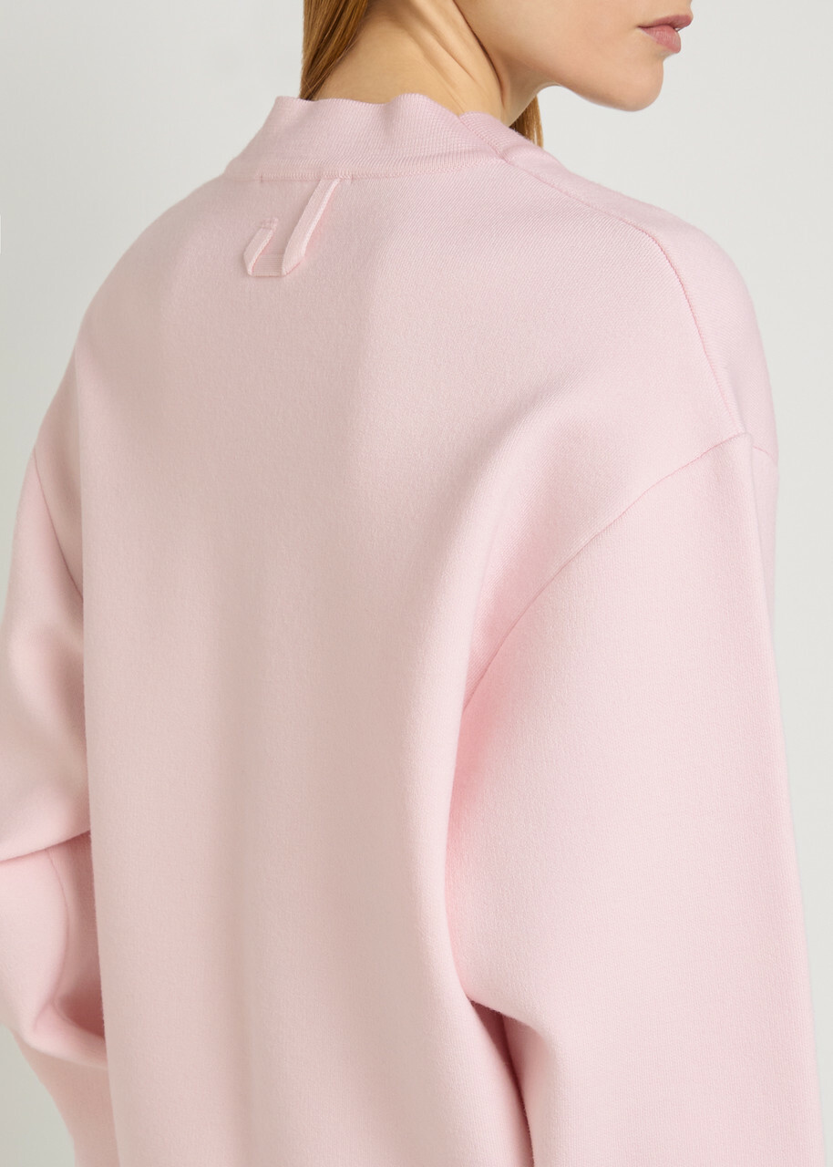Jacquemus Le Cardigan Doppio Merino Wool-blend Cardigan Light Pink