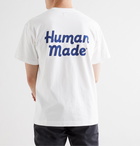 Human Made - Slim-Fit Logo-Print Cotton-Jersey T-Shirt - White