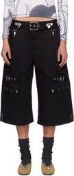 Chopova Lowena Black Thunderhull Shorts