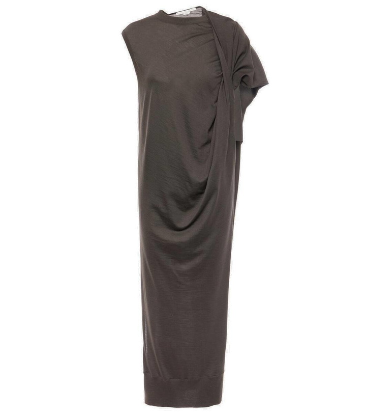 Photo: Stella McCartney Draped wool maxi dress