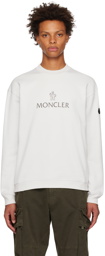 Moncler Off-White Crewneck Sweatshirt