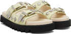 Toga Virilis Beige Suede Sandals