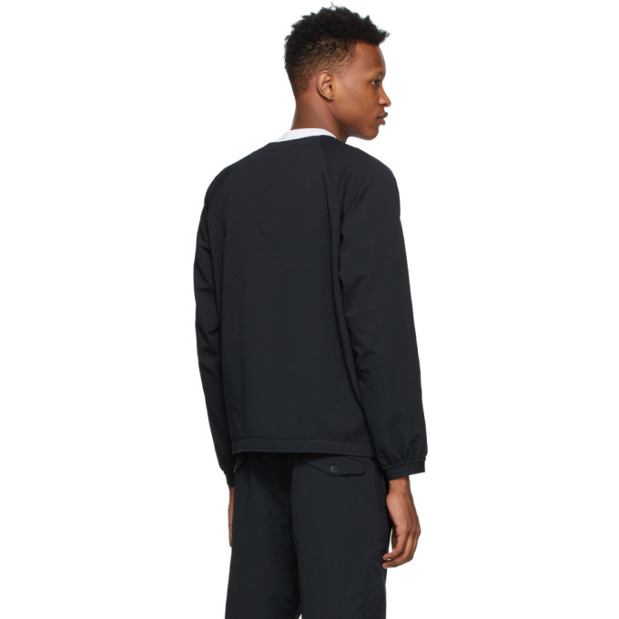 Nanamica Black ALPHADRY Cardigan Nanamica