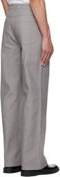 AMOMENTO Gray Indigo Jeans