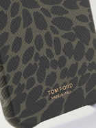 TOM FORD - Full-Grain Leather iPhone 12 Pro Case