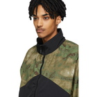 Rhude Black and Green Flight Jacket