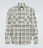 Zegna - Cashco checked flannel shirt