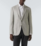 Canali Kei silk and cashmere blazer