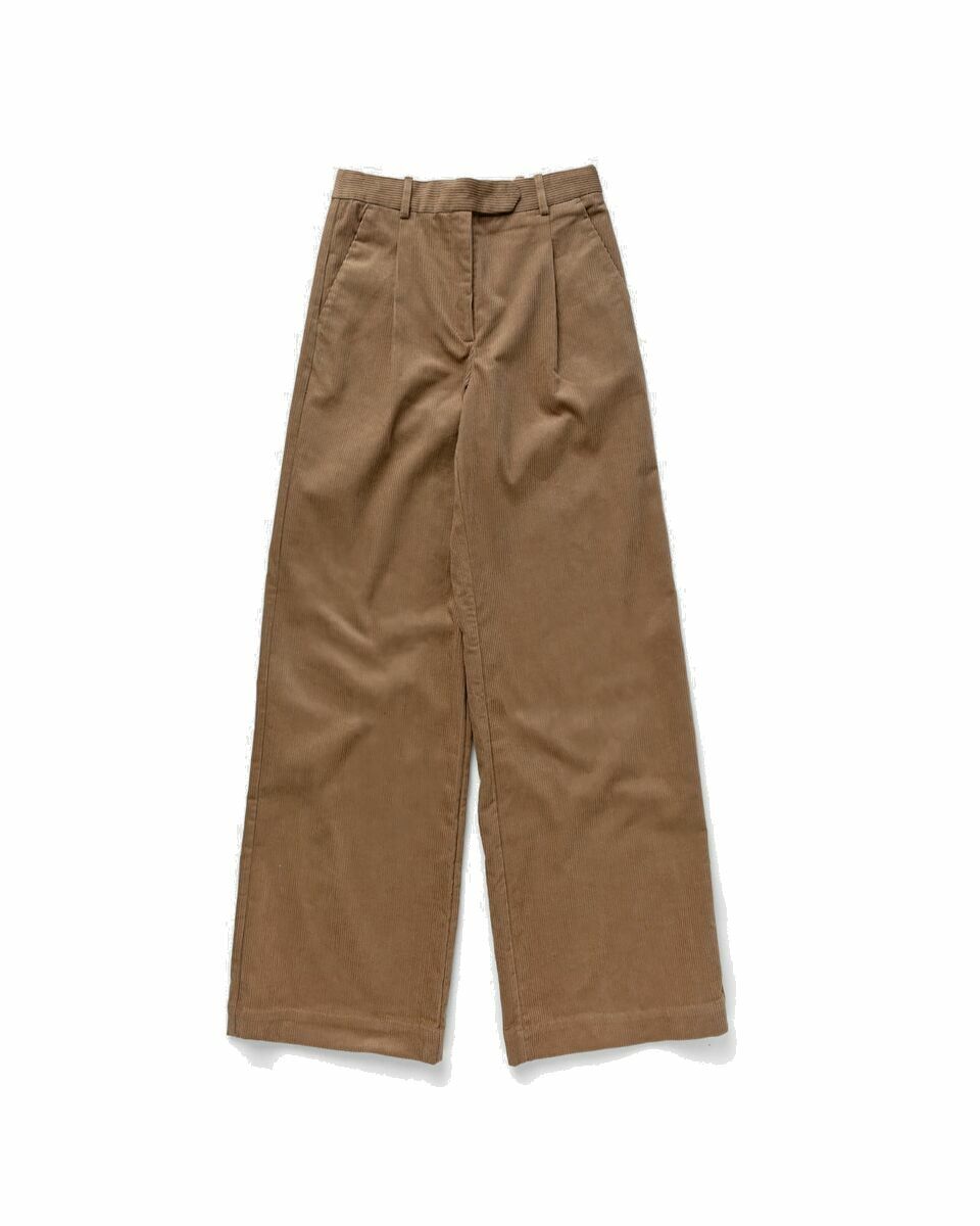Photo: Designers, Remix Carson Wide Pants Brown - Womens - Casual Pants