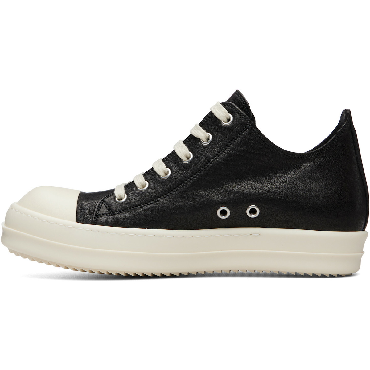 Rick Owens Black Tower Low Sneaks Sneakers
