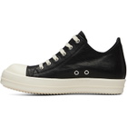 Rick Owens Black Tower Low Sneaks Sneakers