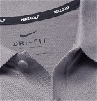 Nike Golf - Contrast-Trimmed Dri-FIT Piqué Golf Polo Shirt - Gray
