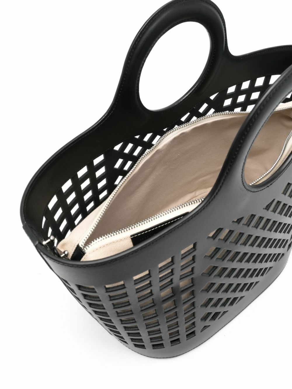 HEREU - Colmado Cut-out Leather Tote Bag HEREU