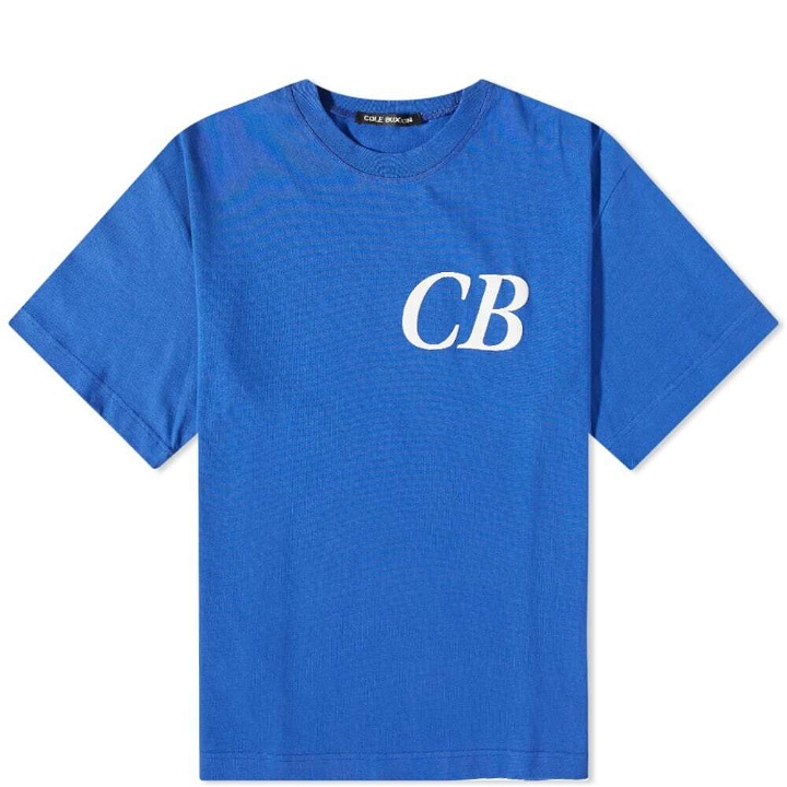 Photo: Cole Buxton Men's Italic CB T-Shirt in Cobalt Blue