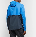 On - Weather Colour-Block Micro-Ripstop Hooded Jacket - Bright blue