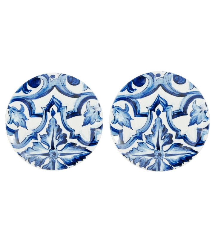Photo: Dolce&Gabbana Casa Set of 2 porcelain dessert plates