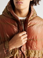 C.P. Company - Crinkled-Shell Hooded Down Jacket - Brown