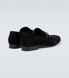 Gucci Horsebit suede loafers