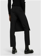 COURREGES - Tailored Wool Pants W/overskirt
