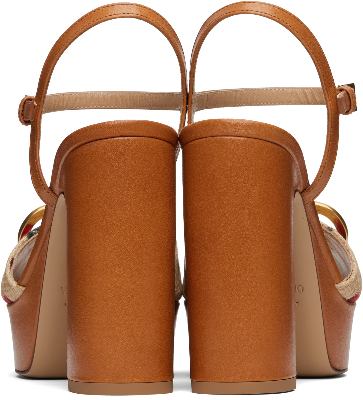 【Valentino Garavani】VLogo Cherryfic フラットエスパドリーユ VLogo Cherryfic platform slides in multicoloured - Valentino