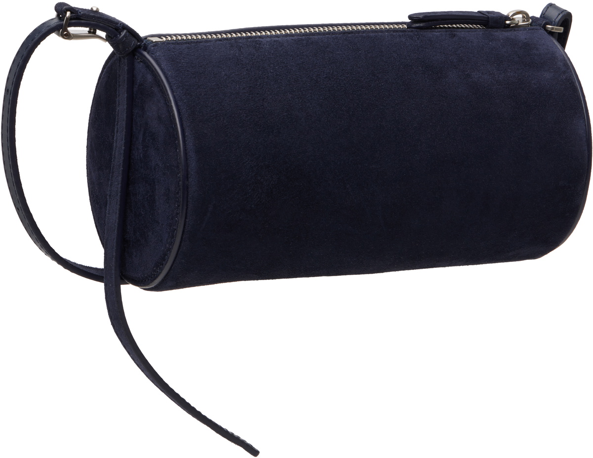 Proenza Schouler Navy Crossbody Silo Suede Bag
