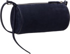 Proenza Schouler Navy Crossbody Silo Suede Bag