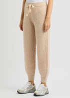 Crush Cashmere Bruce Bouclé Mohair Sweatpants Beige
