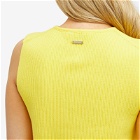 JW Anderson Women's Bow Tie Tank Top in Bright Yellow