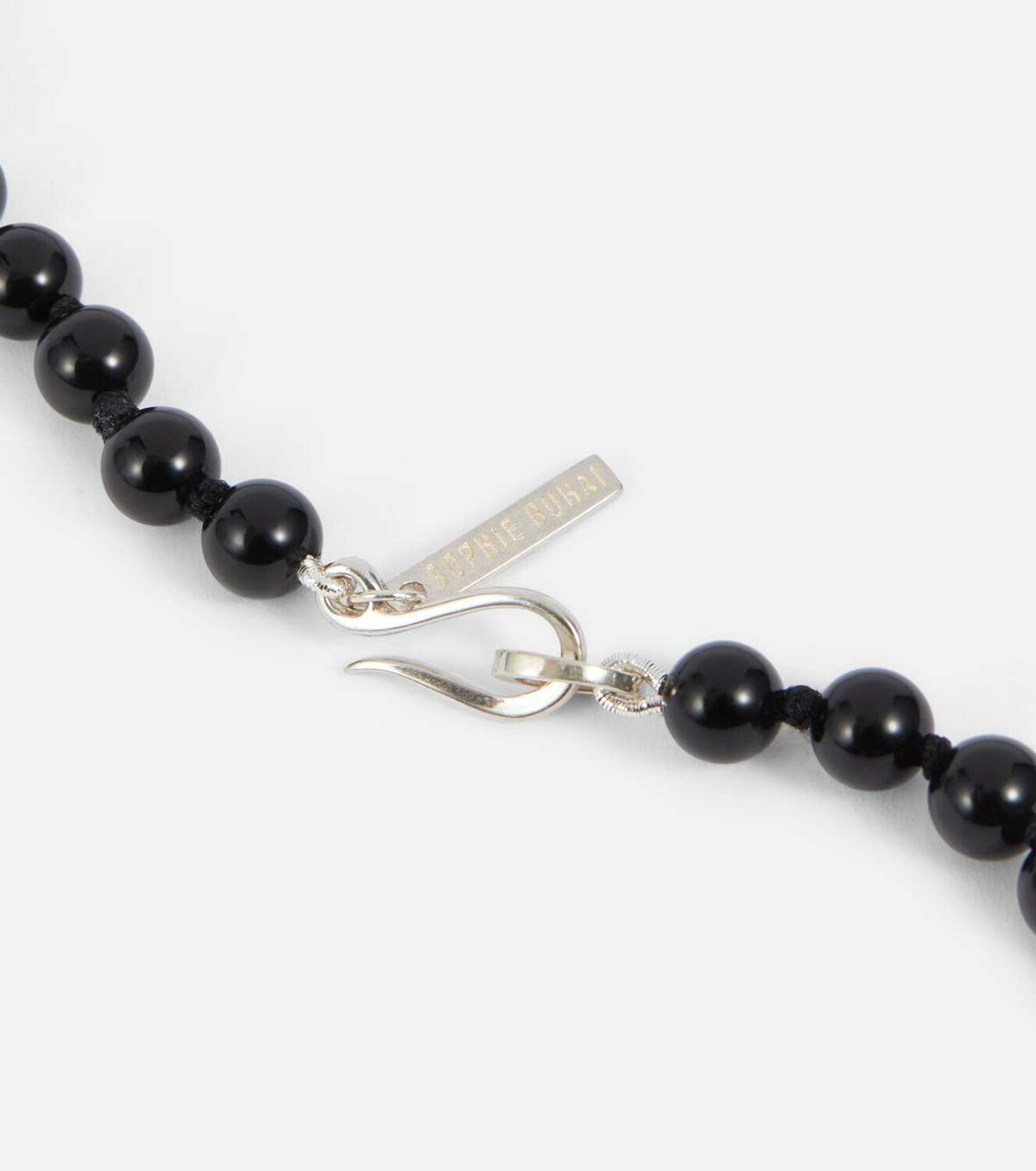 Sophie Buhai - Tiny onyx and sterling silver choker Sophie Buhai