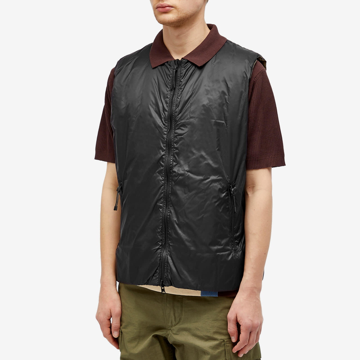 ジャケット・アウター IUNLEASH DESIGN REVERSIBLE DOWN VEST Taion Men's x Beams Lights Reversible Down Vest in Beige