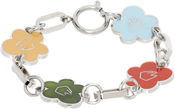 Photo: IN GOLD WE TRUST PARIS Silver Flower Bracelet