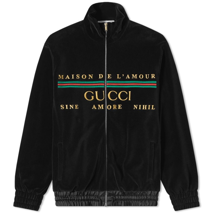 Photo: Gucci Chenille Embroidered Track Jacket