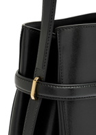 Toteme Belted Leather Bucket bag - Black - One Size