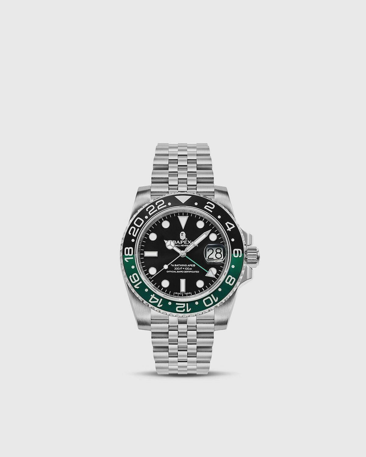 A Bathing Ape Type 2 Bapex 1 Silver Watches A Bathing Ape