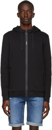 Hugo Black Durdie Zip Hoodie