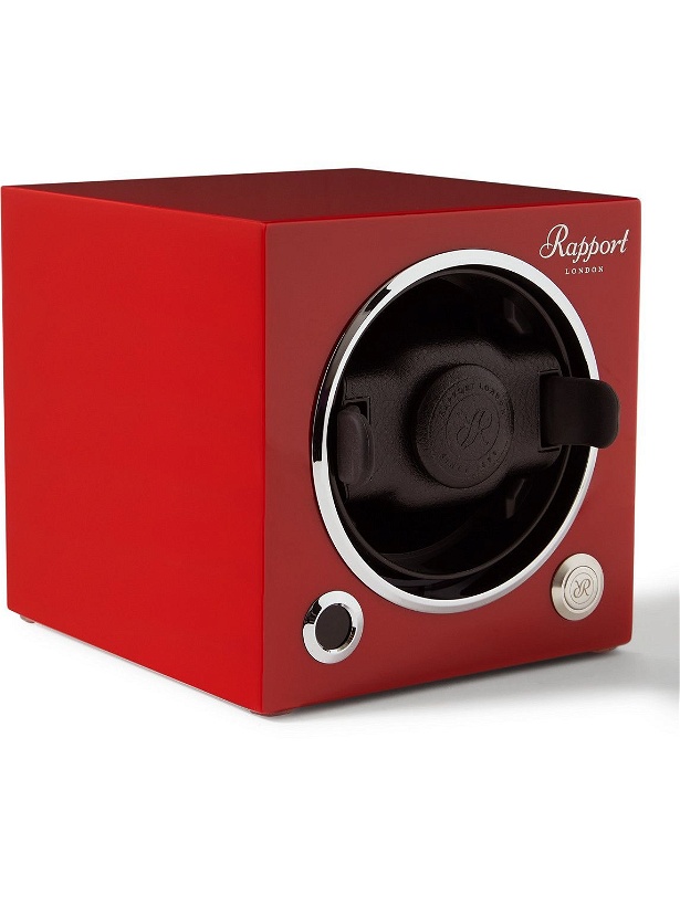 Photo: Rapport London - Evolution Lacquered Cedar Watch Winder - Red