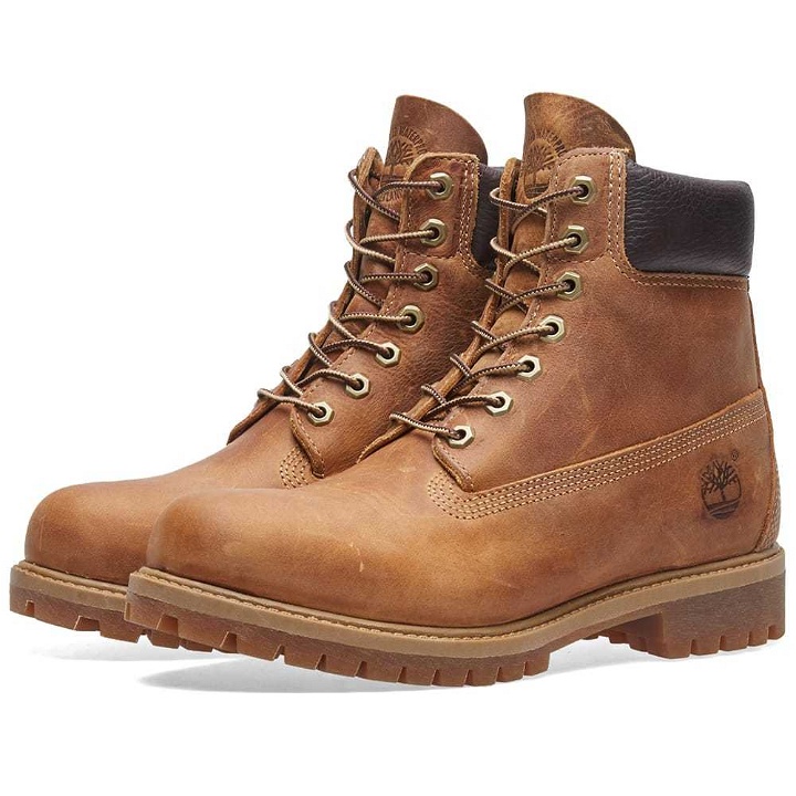 Photo: Timberland Heritage 6" Premium Boot Brown