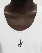 Jw Anderson Anchor Embroidery Vest White - Mens - Tank Tops
