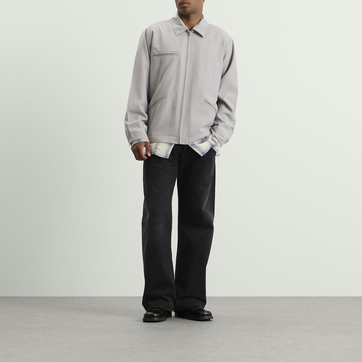 Maison Margiela Men's Double Pocket Trousers in Black Denim