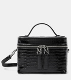 Max Mara Vanity Small croc-effect leather crossbody bag