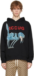 Gucci Black Freya Hartas Edition 'ICCUG' Hoodie